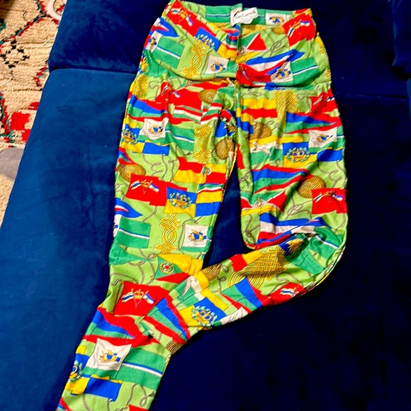 RARE Vintage GUY LAROCHE nautical leggings